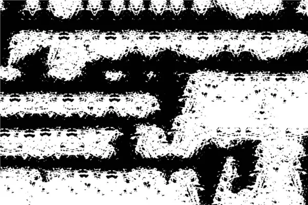Тривожний Фон Чорно Білій Текстурі Пилом Плямами Подряпини Лінії Абстрактна — стоковий вектор