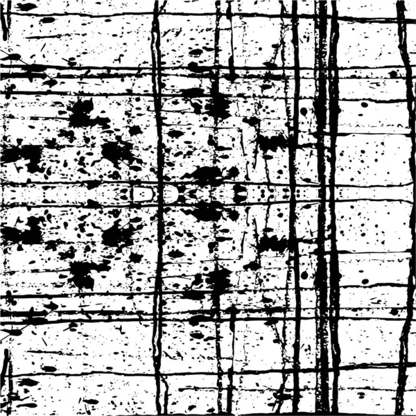 Fundo Grunge Abstrato Textura Monocromática Preto Branco Texturizado Fundo — Vetor de Stock