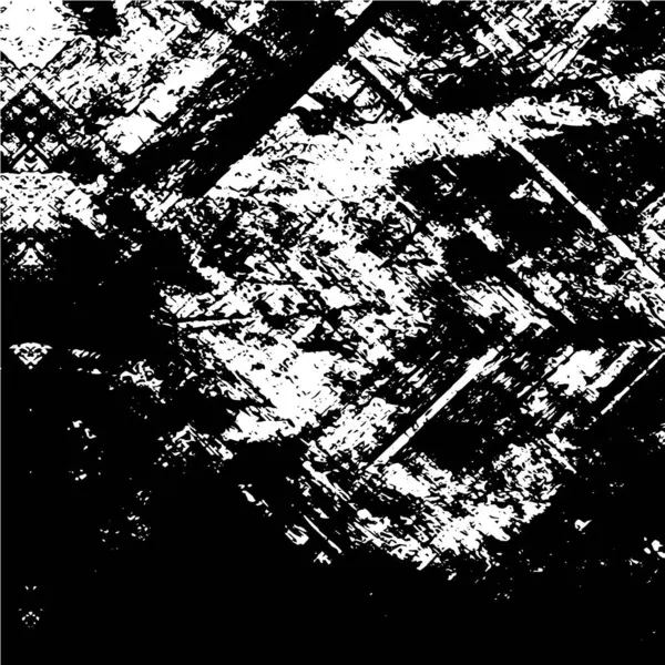 Абстрактний Гранжевий Фон Монохромна Текстура Чорно Білий Текстурований Фон — стоковий вектор