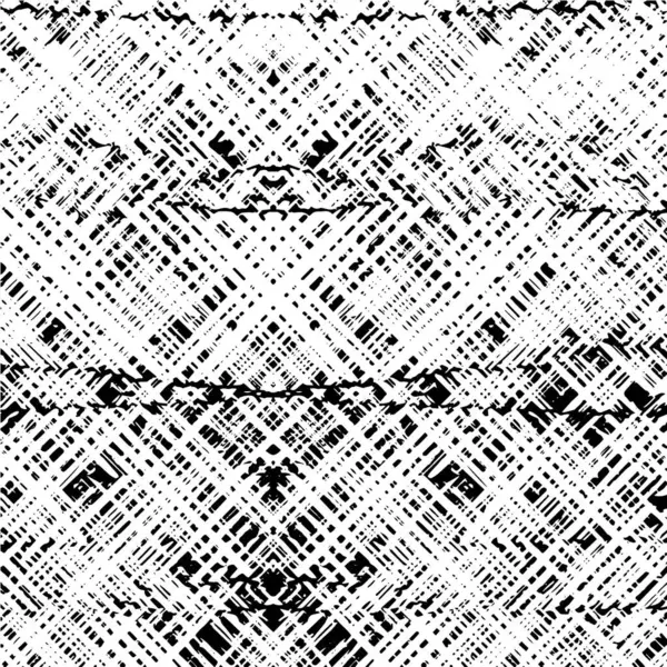 Fond Tourmenté Texture Noire Blanche Illustration Vectorielle Abstraite — Image vectorielle