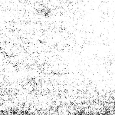 Grunge üst üste biniyor. Soyut siyah-beyaz vektör arkaplanı. Çatlak, leke ve noktalarda kirli desenli tek renkli klasik yüzey. Karanlık korku tarzında eski bir duvar.