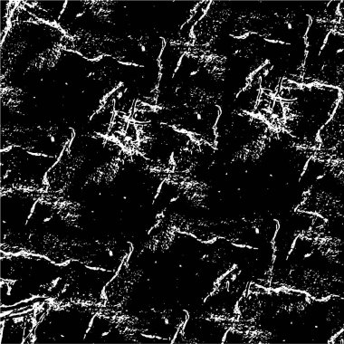 Grunge dokusu siyah beyaz. Çatlakların, çiplerin, noktaların, çizgilerin soyut monokrom deseni. Baskı ve tasarım için karanlık bir zemin. Kaliteli eski yüzey kirli