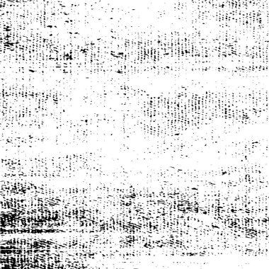 Grunge üst üste biniyor. Soyut siyah-beyaz vektör arkaplanı. Çatlak, leke ve noktalarda kirli desenli tek renkli klasik yüzey. Karanlık korku tarzında eski bir duvar.