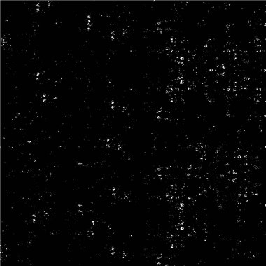 Grunge üst üste biniyor. Soyut siyah-beyaz vektör arkaplanı. Çatlak, leke ve noktalarda kirli desenli tek renkli klasik yüzey. Karanlık korku tarzında eski bir duvar.