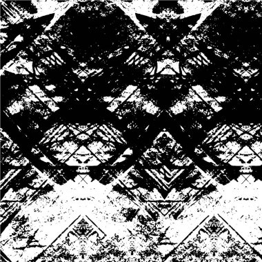 Siyah ve beyaz desenli grunge arkaplanı