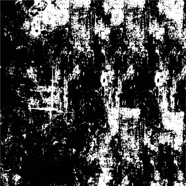Schwarz Weiß Monochrom Verwitterter Hintergrund — Stockvektor