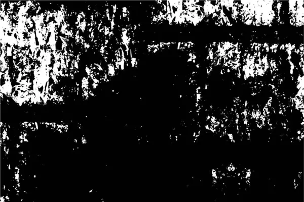 Black White Monochrome Weathered Background — Stock Vector
