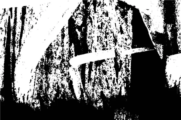 Noir Blanc Monochrome Vieux Fond Vintage Grunge — Image vectorielle