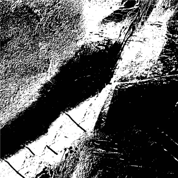 Черный Белый Монохромный Старый Гранж Винтажный Фон — стоковый вектор