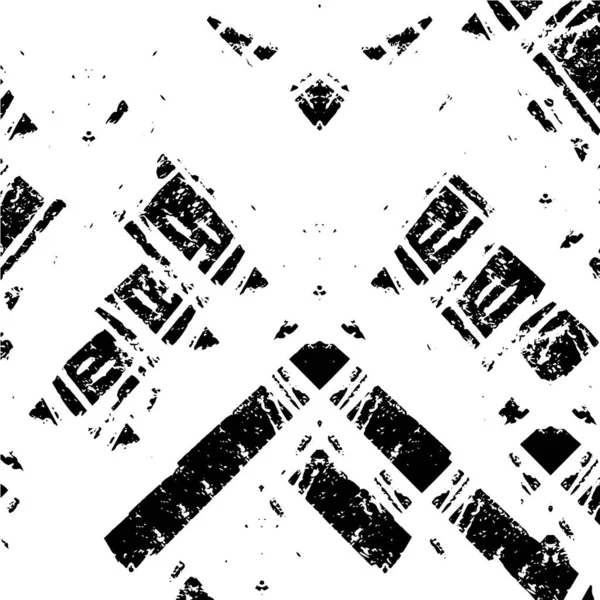 Verontruste Achtergrond Zwart Wit Textuur — Stockvector