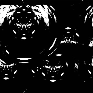 Vektör çizimi. Soyut siyah beyaz arkaplan. 