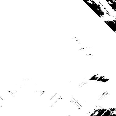 Çizik ve çiziklerle dolu siyah beyaz bir arka plan. Soyut vektör illüstrasyonu.