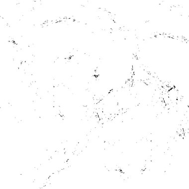 Çizik ve çiziklerle dolu siyah beyaz bir arka plan. Soyut vektör illüstrasyonu.