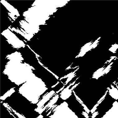 Çizik ve çiziklerle dolu siyah beyaz bir arka plan. Soyut vektör illüstrasyonu.