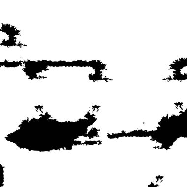 Çizik ve çiziklerle dolu siyah beyaz bir arka plan. Soyut vektör illüstrasyonu.