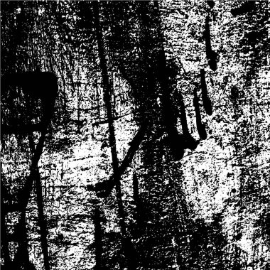 Çizik ve çiziklerle dolu siyah beyaz bir arka plan. Soyut vektör illüstrasyonu.