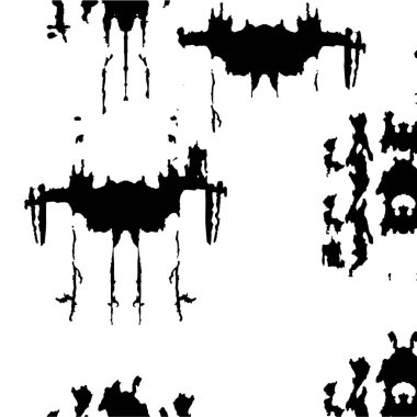 Çizik ve çiziklerle dolu siyah beyaz bir arka plan. Soyut vektör illüstrasyonu.