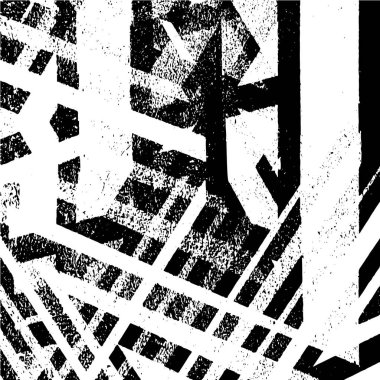 Beyaz ve siyah tonlarda kusursuz soyut desen