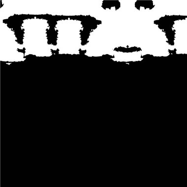 Siyah ve beyaz dokusunda sıkıntılı desen.