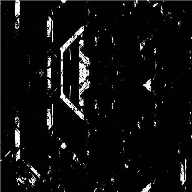 Siyah ve beyaz dokusunda sıkıntılı desen.