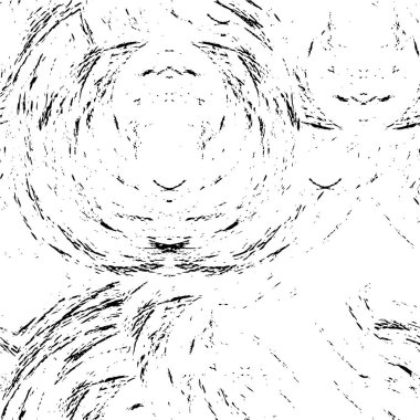 Siyah ve beyaz dokusunda sıkıntılı desen.