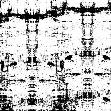 Siyah ve beyaz dokusunda sıkıntılı desen.