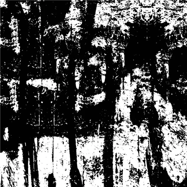 Black White Monochrome Old Grunge Background — Stock Vector