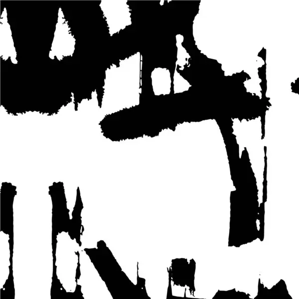 Чорно Білий Монохромний Старий Гранжевий Фон — стоковий вектор