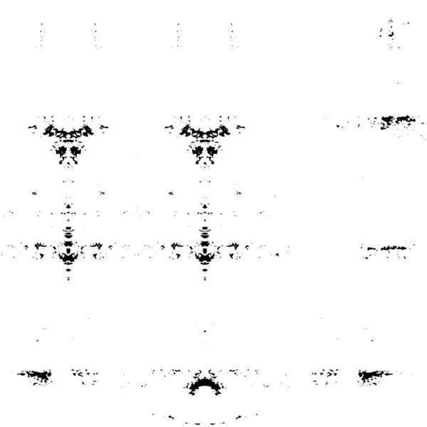 Schwarz Weiß Monochromer Alter Grunge Hintergrund — Stockvektor