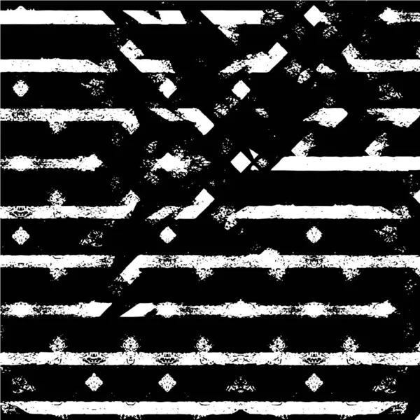 Distressed Background Black White Texture Scratches Lines Abstract Vector Illustration — Stock Vector