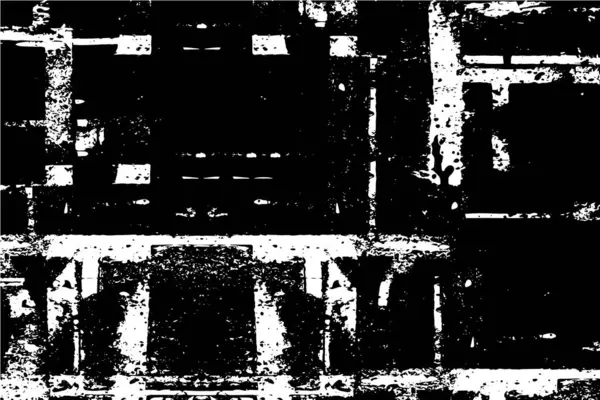 Soyut Grunge Dokusu Siyah Beyaz Duvar Kağıdı — Stok Vektör