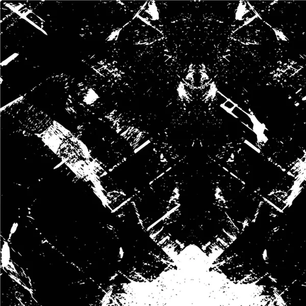 Tekstur Grunge Abstrak Kertas Dinding Berwarna Hitam Dan Putih - Stok Vektor