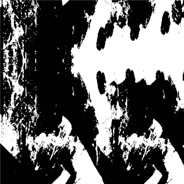Abstrakt Grunge Konsistens Svart Och Vit Färgad Tapet — Stock vektor