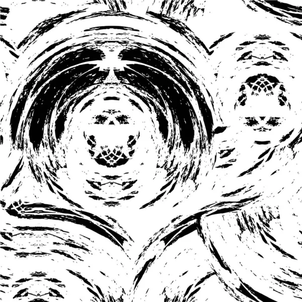 Tekstur Grunge Abstrak Kertas Dinding Berwarna Hitam Dan Putih - Stok Vektor