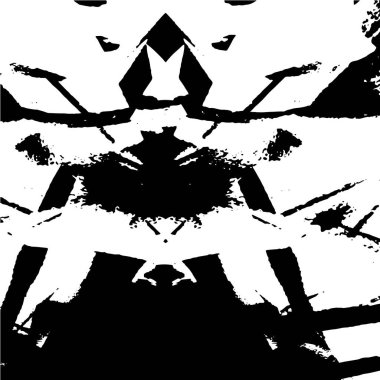 Soyut grunge arkaplanı. Monokrom dokusu. Siyah ve beyaz desenli arkaplan        