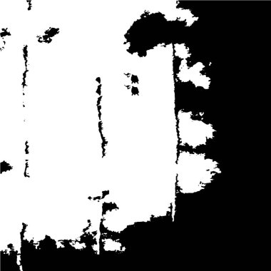 Çizik ve çiziklerle dolu siyah beyaz bir arka plan. soyut vektör illüstrasyonu.        