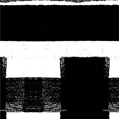 Çizik ve çiziklerle dolu siyah beyaz bir arka plan. soyut vektör illüstrasyonu.        