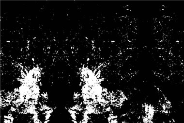 Çizik ve çiziklerle dolu siyah beyaz bir arka plan. soyut vektör illüstrasyonu.        