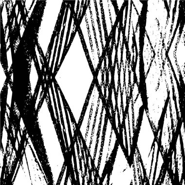 Çizik ve çiziklerle dolu siyah beyaz bir arka plan. soyut vektör illüstrasyonu.        