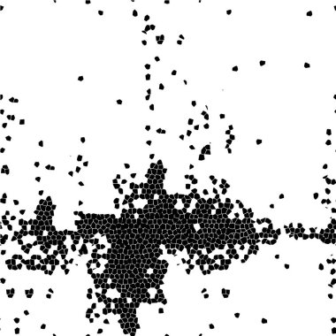 Çizik ve çiziklerle dolu siyah beyaz bir arka plan. soyut vektör illüstrasyonu.        