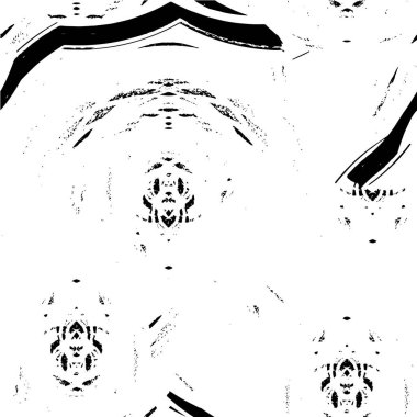 Vektör çizimi. Soyut siyah beyaz arkaplan. 