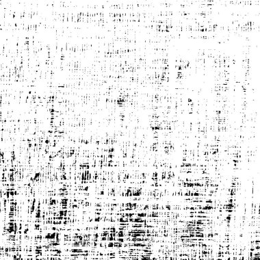 Grunge üst üste biniyor. Soyut siyah-beyaz vektör arkaplanı. Çatlak, leke ve noktalarda kirli desenli tek renkli klasik yüzey. Karanlık korku tarzında eski bir duvar.