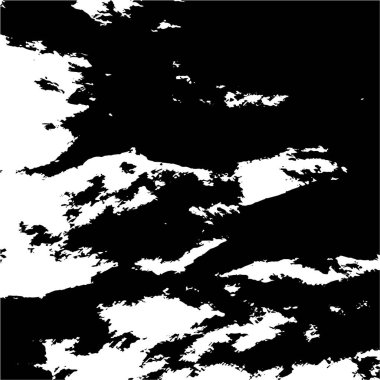 Grunge üst üste biniyor. Soyut siyah-beyaz vektör arkaplanı. Çatlak, leke ve noktalarda kirli desenli tek renkli klasik yüzey. Karanlık korku tarzında eski bir duvar.