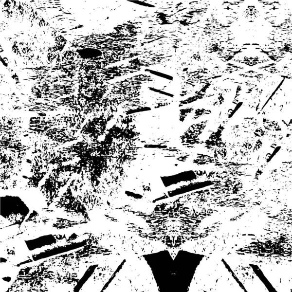Motif Abstrait Sans Couture Dans Les Tons Blanc Noir — Image vectorielle