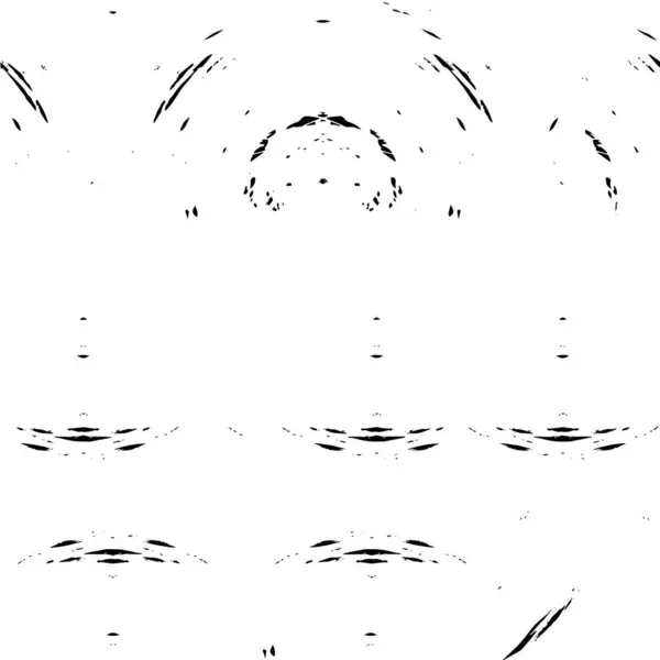 Verzweifelten Hintergrund Schwarz Weißer Textur Mit Kratzern Linien Abstrakte Vektorillustration — Stockvektor