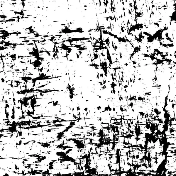 Distressed Bakgrund Svart Och Vitt Textur Med Repor Linjer Abstrakt — Stock vektor