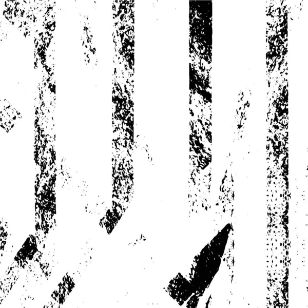 Verontruste Achtergrond Zwart Wit Textuur Met Krassen Lijnen Abstracte Vector — Stockvector