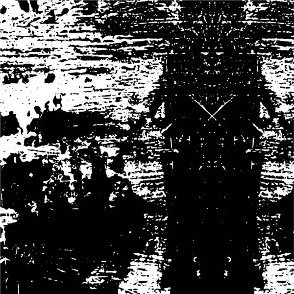 Абстрактный Фон Черно Белая Текстура Векторная Иллюстрация — стоковый вектор