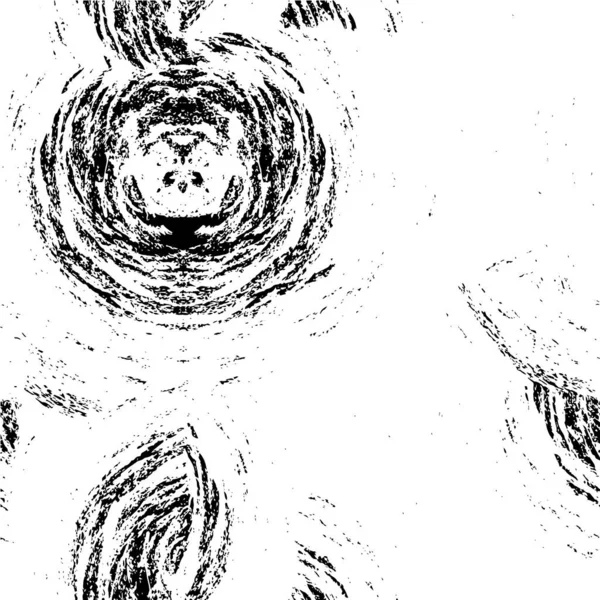 Абстрактне Фарбування Пензлем Чорно Біла Поверхня — стоковий вектор