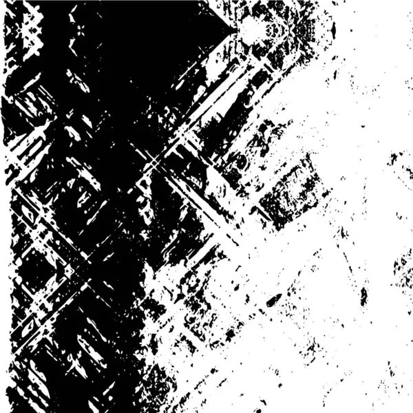 Verstoorde Overlay Textuur Abstracte Achtergrond Monochrome Textuur — Stockvector